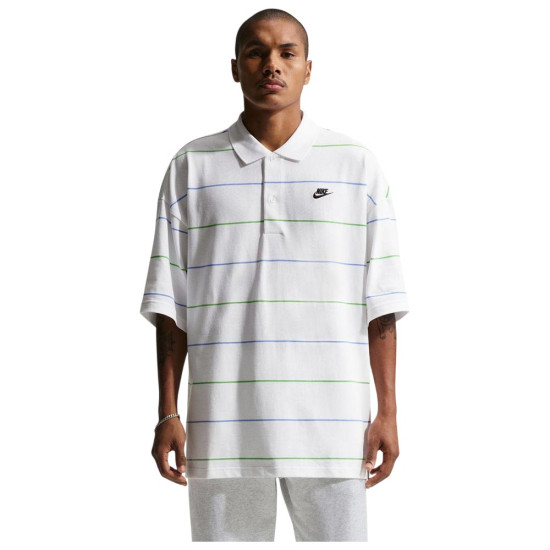 Nike Ανδρική κοντομάνικη μπλούζα Sportswear Club Oversized Striped Polo Shirt